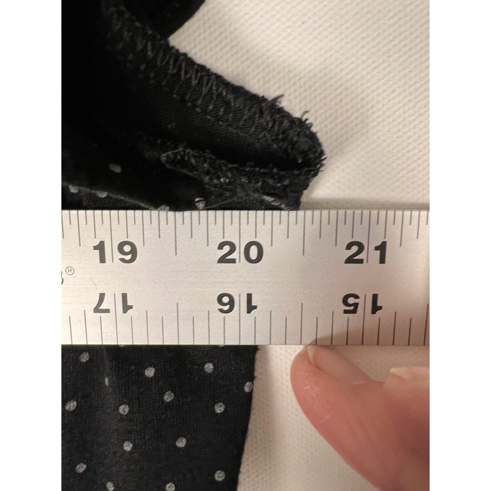 Women XL Black Polka Dot Ruffle Nightgown cottagecore prairie vintage inspired - Picture 5 of 6